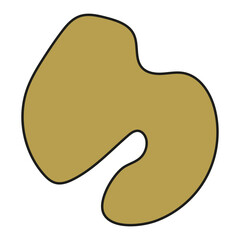 abstract modern blob shape background