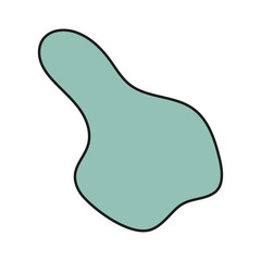 abstract modern blob shape background