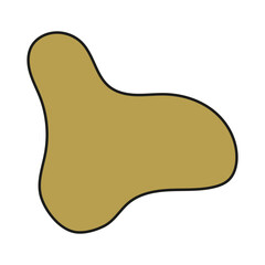 abstract modern blob shape background