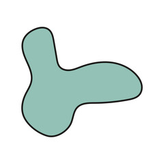 abstract modern blob shape background