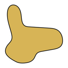 abstract modern blob shape background