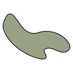 abstract modern blob shape background