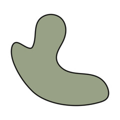 abstract modern blob shape background