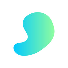 abstract modern line blob shape gradient color