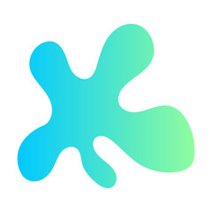 abstract modern line blob shape gradient color