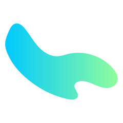 abstract modern line blob shape gradient color