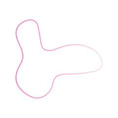 Obraz premium abstract modern line blob shape gradient color background