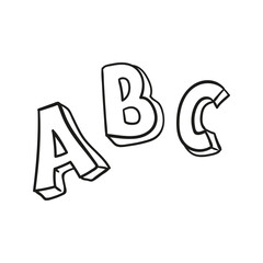 doodle abc school education