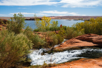 The natural beauty of Sand Hollow State Park in Utah