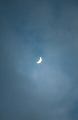 Obraz na płótnie Canvas moon and clouds