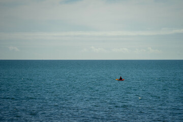 Fototapeta premium boat on the sea