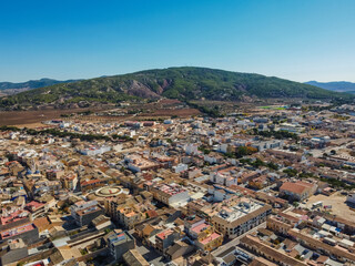 Fototapeta premium Pinoso Nature Mountain Alicante Spain 