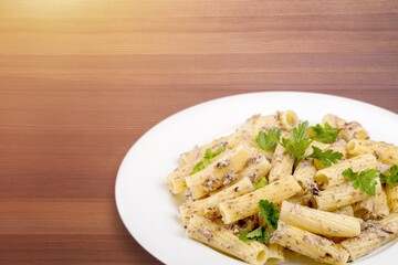 Spicy Noodle Salad,mixed shrimp with boiled vermicelli in chili sauce