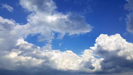 Fototapeta na wymiar sky blue clouds wallpaper cloudy 