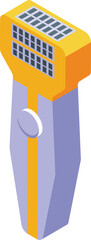 Woman epilator icon isometric vector. Laser skin. Care hair