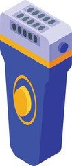 Technology epilator icon isometric vector. Woman skin. Care hair