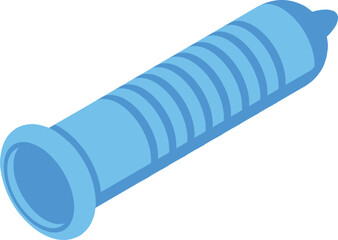 Rubber condom icon isometric vector. Birth control. Family education