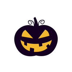 halloween concept. Happy halloween day poster design. vector illustration.
