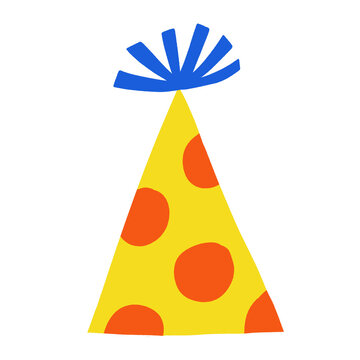 Party hat birthday celebrations illustration