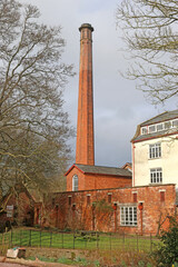 Obraz premium Chimney of a Victorian steam driven mill 