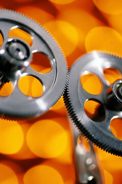 Close-up of gears