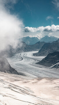 Aletschgletscher von Jungfraujoch