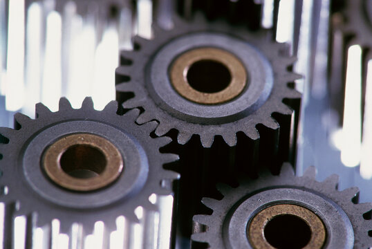 Close-up of gears
