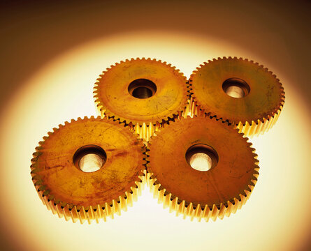 Close-up of gears