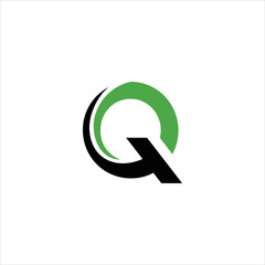 letter q t logo vector template