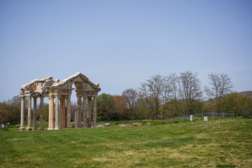 Fototapeta na wymiar Aphrodisias Antique city ruins in Turkey