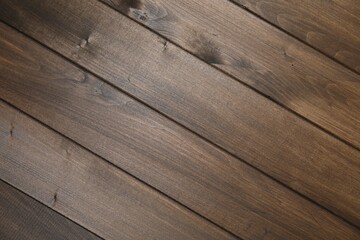 Fototapeta premium Empty wooden surface for photography, top view. Stylish photo background