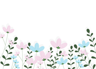 Floral spring background 