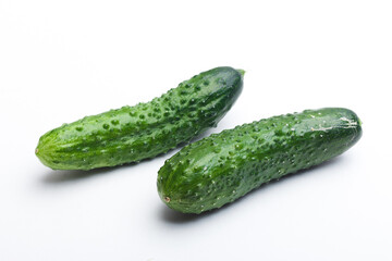 cucumber isolated on white background