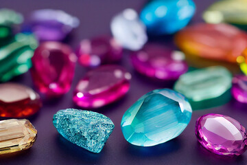 Colorful gemstones