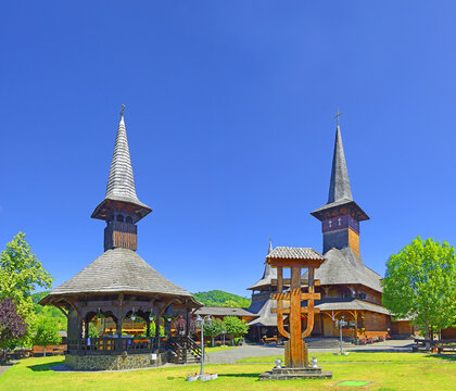 Baia Sprie, Maramures, Romania - The wooden church of the Holy Emperors Constantine and Elena (Biserica De Lemn Sfintii Imparati Constantin şi Elena)