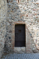 Vilafortuny ruinen eines burges in camrils, tarragona, spanien