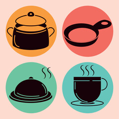 icon collection cooking