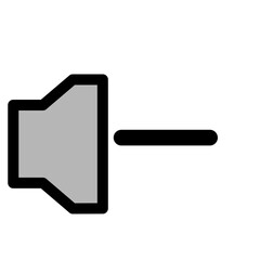 Sound sign vector, Sound mute, IIcon showing the mute, Sound levels vector, Sound sign,