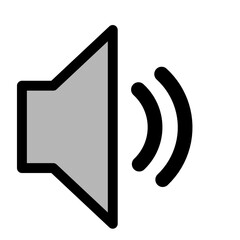 Sound sign vector, Sound mute, IIcon showing the mute, Sound levels vector, Sound sign,