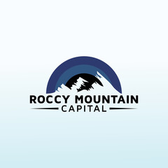 looking for a capital logo which clearly states the name and adds mountains