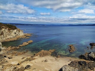 Acantilados en la costa de Galicia