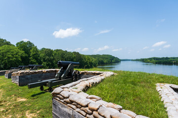 Dover, Tennessee: Fort Donelson National Battlefield American Civl War Site. Confederates built...