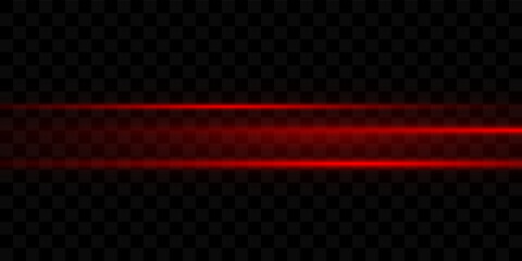 Red lines, rays. Film texture background with light translucence on transparent background