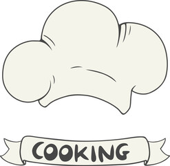 Cooking hat and cooking message