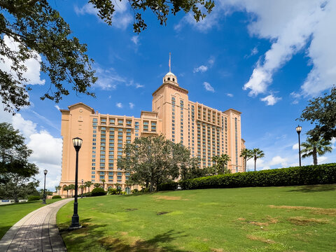 View of the JW Marriott, Grande Lakes luxury resort