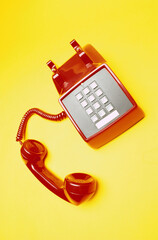 Close-up of a telephone