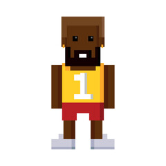 player man pixel 8 bit