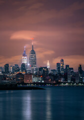 city skyline Manhattan New York 