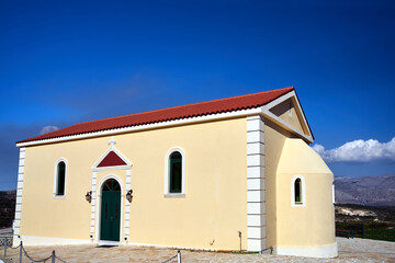 the orthodox church in the mountains of the island of Kefalonia