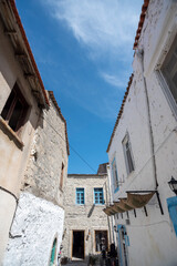 streets of alacati, a smlall town with touristic attraction alacati night life hotels and restaurants